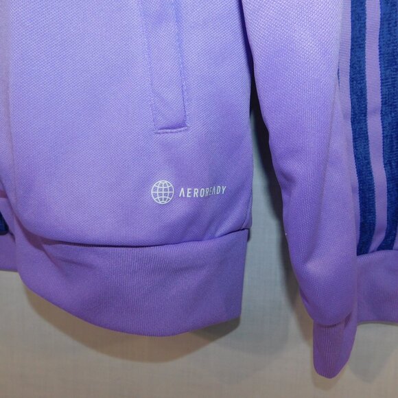 Adidas Mens M Tiro Full Zip Track Jacket Two Tone Purple Violet Fusion - Picture 5 of 11